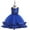 Blue, variant on ZZwxWA Flower Girls Ruffles Sequins Dress Vintage Wedding Bridesmaid Party Dresses Holiday Kids Formal Pageant Gown