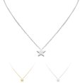 thumbnail image 2 of Collier Pendentif Étoile Décor Collier Clavicule Collier Bijoux pour Femme, 2 of 10