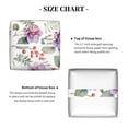 thumbnail image 5 of Kdxio Orchids Flowers Print Tissue Box Cover,Square Decorative PU Leather Facial Paper Case Organizer Holder Dispenser for Bathroom,Night Stands,Desk,Car 5.2''X5.2''X5.2'', 5 of 8