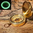 thumbnail image 3 of Portable Pocket Brass Navigator Watch Style Navigation Keychain for Outdoor Camping|Hiking|Traveling}, 3 of 5