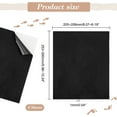 thumbnail image 2 of Fibre 4 Sheets Self Adhesive Felt Sheets 8x9.96 Inch Non Slip Fabric Patch Dance Shoes Protector Pads Sticker Adhesive Fabric Sheets for Crafts Jewelry Box Felt Liner Sofas Car Seats Black Fibre, 2 of 7