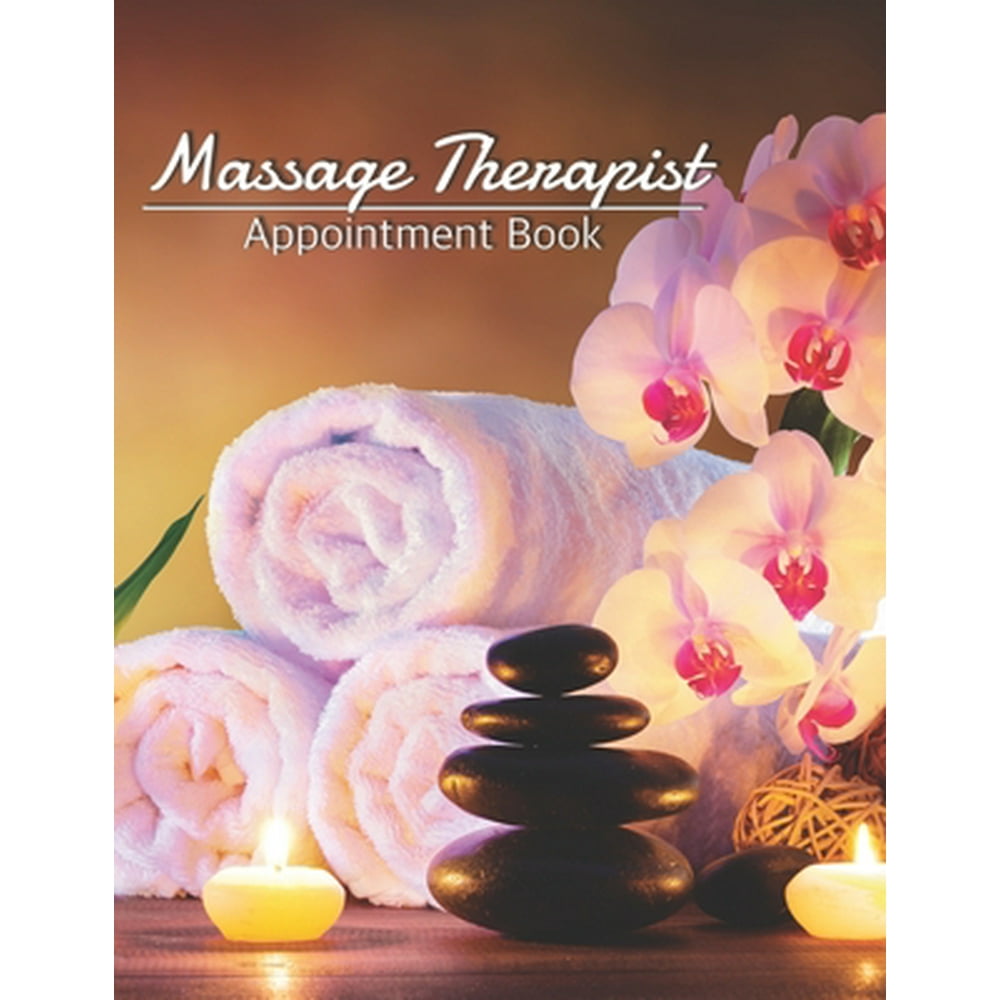 Massage Therapist Appointment Book Dated Schedule Daily Hourly With 15 Minute Increments With