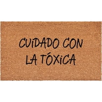 Calloway Mills 113441729 Cuidado Con La Toxica Spanish Doormat 17" x 29"