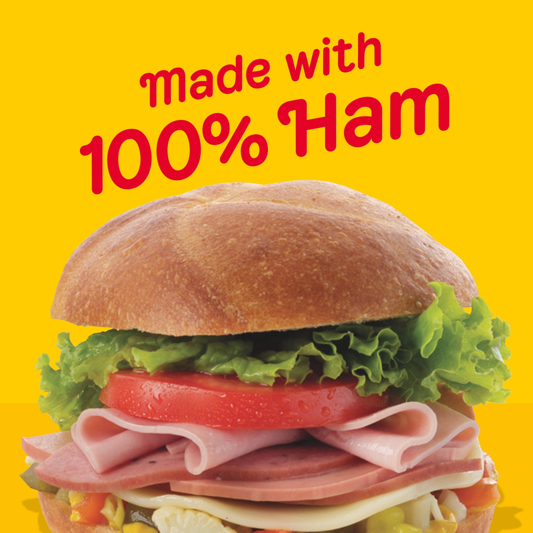 Oscar Mayer Ham & Cheese Meat Loaf Deli Lunch Meat with Real Kraft Cheese, 16 oz Package