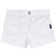 thumbnail image 1 of Gerber Pantalones Cortos De Sarga Para Bebé Niña, Color Blanco, 18 Meses, 1 of 1