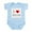 Sky Blue, variant on CafePress - I Heart Book Club Onesie - Baby Light Bodysuit, Size Newborn - 24 Months