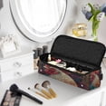 thumbnail image 5 of Hair Tools Storage with Heat Resistant Mat- The Beautiful Rooster Printed Curling Iron Travel Bag/Flat Iron Case for Women, 5 of 8