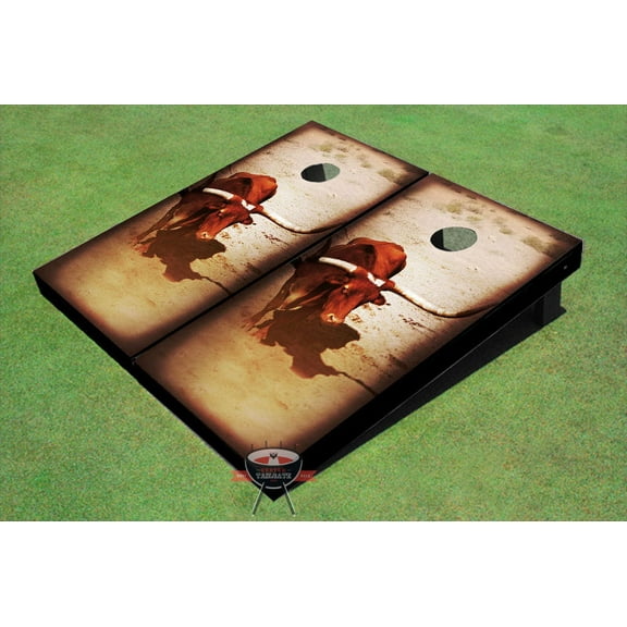 Long Horn #2 Theme Cornhole Boards