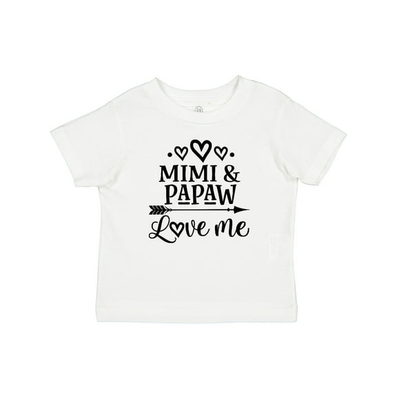 Inktastic Mimi and Papaw Love Me Boys or Girls Baby T-Shirt