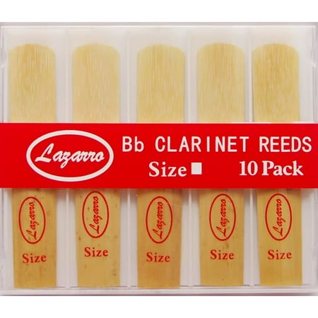 Lazarro® Clarinet Reeds Size 2 - Pack of 10
