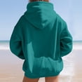thumbnail image 3 of KPop Demon Hunters Huntrix Team Hoodie - Anime Movie Pattern Men's and Women's Fashion Pullover Sweatshirt, Suitable for K-Pop and Anime Fans#Dark Green 2XL, 3 of 4