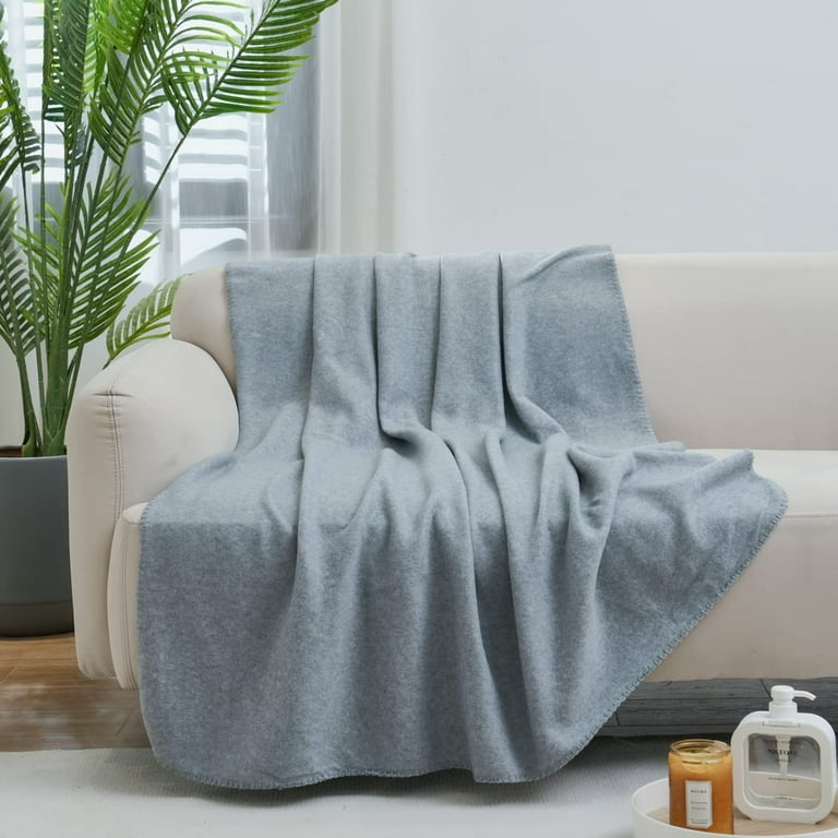 SOFTHUG Throw Blanket Fleece Travel Blankets for Camping Couch Sofa Chair  Lightweight Fuzzy Blanket Soft Washable Small Blanket Compact Blanket Twin