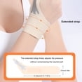 thumbnail image 3 of Thumb Wrist Brace Support,Elastic Wrist Compression Wrap Thin Breathable Elastic Joint Stabilizing Wrist Guard,Thumb Sleeve for Pain Relief,Thin Wrist Splint Strap Liner for Sports,Workout(Left Hand), 3 of 9