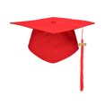 thumbnail image 1 of Hioecau Graduation Cap with Tassels Elastic Closure Adjustable Fit Sturdy Board Ceremony Party Bachelor Hat Celebration Decor, 1 of 8
