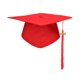 thumbnail image 1 of Gorro de graduación con borlas, cierre elástico, ajuste ajustable, tablero resistente, para ceremonia, fiesta, despedida de soltero, decoración de celebración., 1 of 8