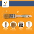 thumbnail image 2 of Vermeer Chip Paint Brushes - 12-Pack - 1" Chip Brushes for Paints, Stains, Varnishes, Glues, & Gesso, 2 of 7