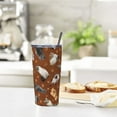 thumbnail image 2 of Cute dog 20oz Stainless Steel Tumbler with Lid & Straw - Double-Walled Insulated Travel Mug for Coffee, Tea, Water, Wine - Perfect Gift for Women, 2 of 6