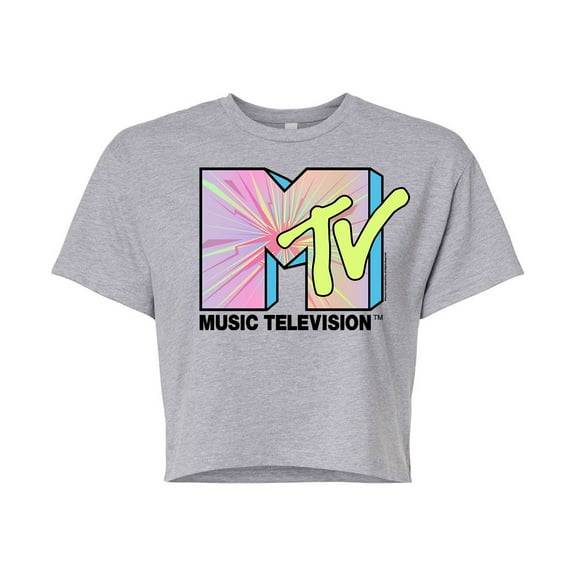 MTV - Club Logo - Juniors Cropped Tee