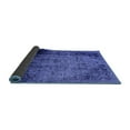 thumbnail image 2 of Ahgly Company Indoor Rectangle Abstract Blue Modern Area Rugs, 8' x 10', 2 of 4