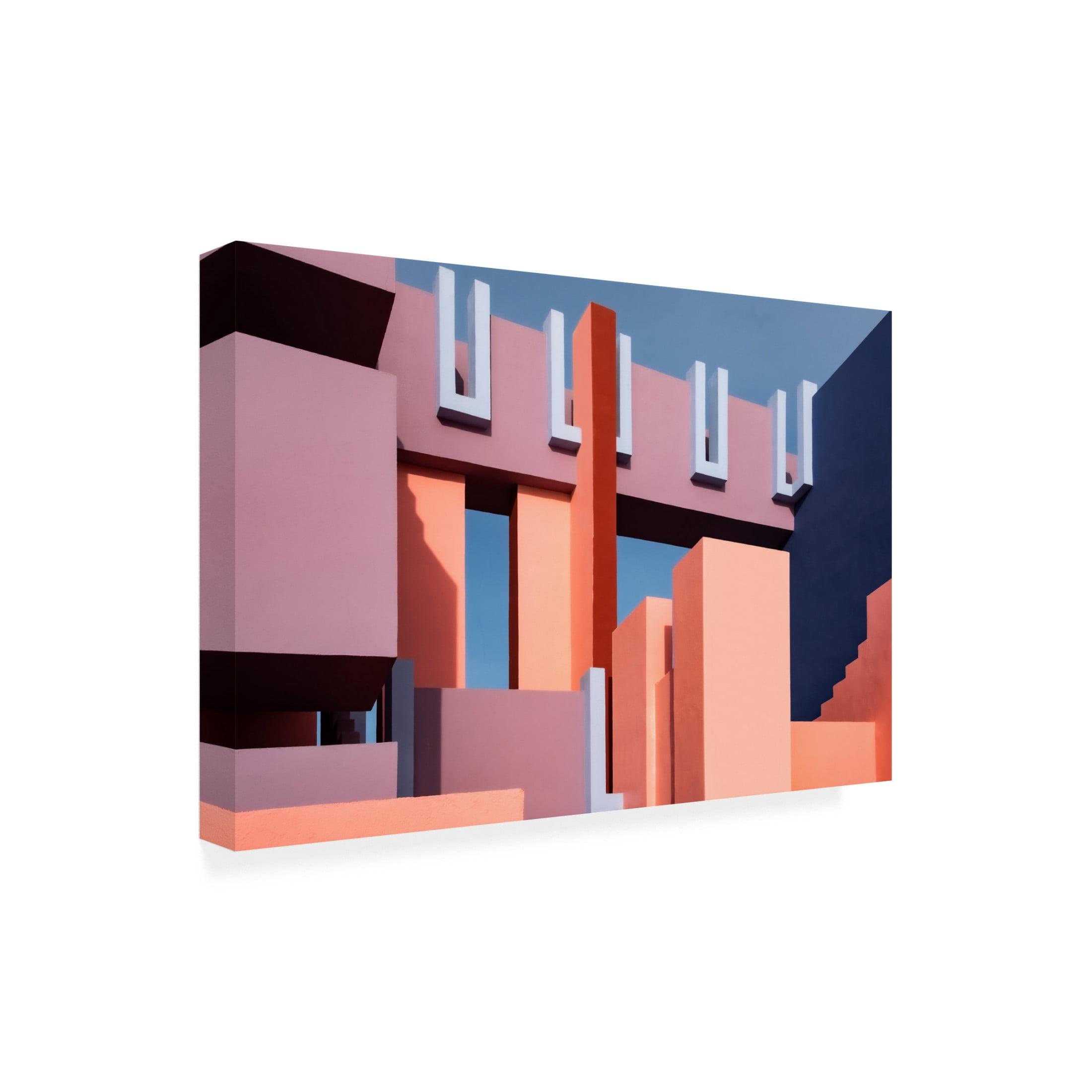 Trademark Fine Art Linda Wride Muralla Roja 8 Canvas Wall Art