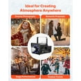 thumbnail image 6 of VEVOR 1500W Snow Machine with RGB DMX512 Signal Control, 9 LED Lights, Wireless Remote, High Output Snowflake Machine with 5L Tank, Portable DJ Stage Snow Maker for Christmas Parties Stage Effects, 6 of 9