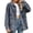 Light Blue, variant on Womens Retro Classic Denim Jacket Oversize Long Sleeve Lapel Boyfriend Jeans Shacket Relaxed Fit Coat With Pocket