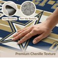 thumbnail image 6 of ODIKA Football Bold Athletic Scoreboard Lone Horizontal Cave Stripe for King Size Bedroom, Master Suite, Under Bed, Foldable Easy Care, 6 of 7