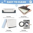 thumbnail image 4 of PayUSD Dog Bed for Large Medium Small Dogs Orthopedic Dog Sofa Bed Non Slip Pet Couch with Removable Washable Cover Supportive Egg Crate Foam S to XL, White and Gray, 4 of 9