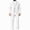 #238-White, variant on Men's Waffle Knit Two Piece Outfit Lapel Collar Button Jacket And Drawstring Pants Matching Suit Green S Gift