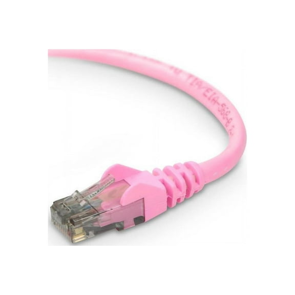 Belkin 7ft CAT6 Pink Snagless Patch Cable