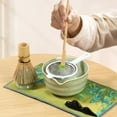 thumbnail image 4 of CHUANK 7Pcs Japanese Matcha Tea Set  Matcha Making Starter Kit with Matcha Whisk Bowl Whisk Holder Scoop and Strainer Safe Bamboo Matcha Whisk and Ceramic Bowl Set for Matcha Tea, 4 of 6