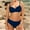 Navy, variant on Aloohaidyvio swimsuit women two piece,Women Sexy With Chest Support Tie Polka Dots Beach Swim Bikinis Set Split Swimsuit, Swimsuits for Women 2 Piece