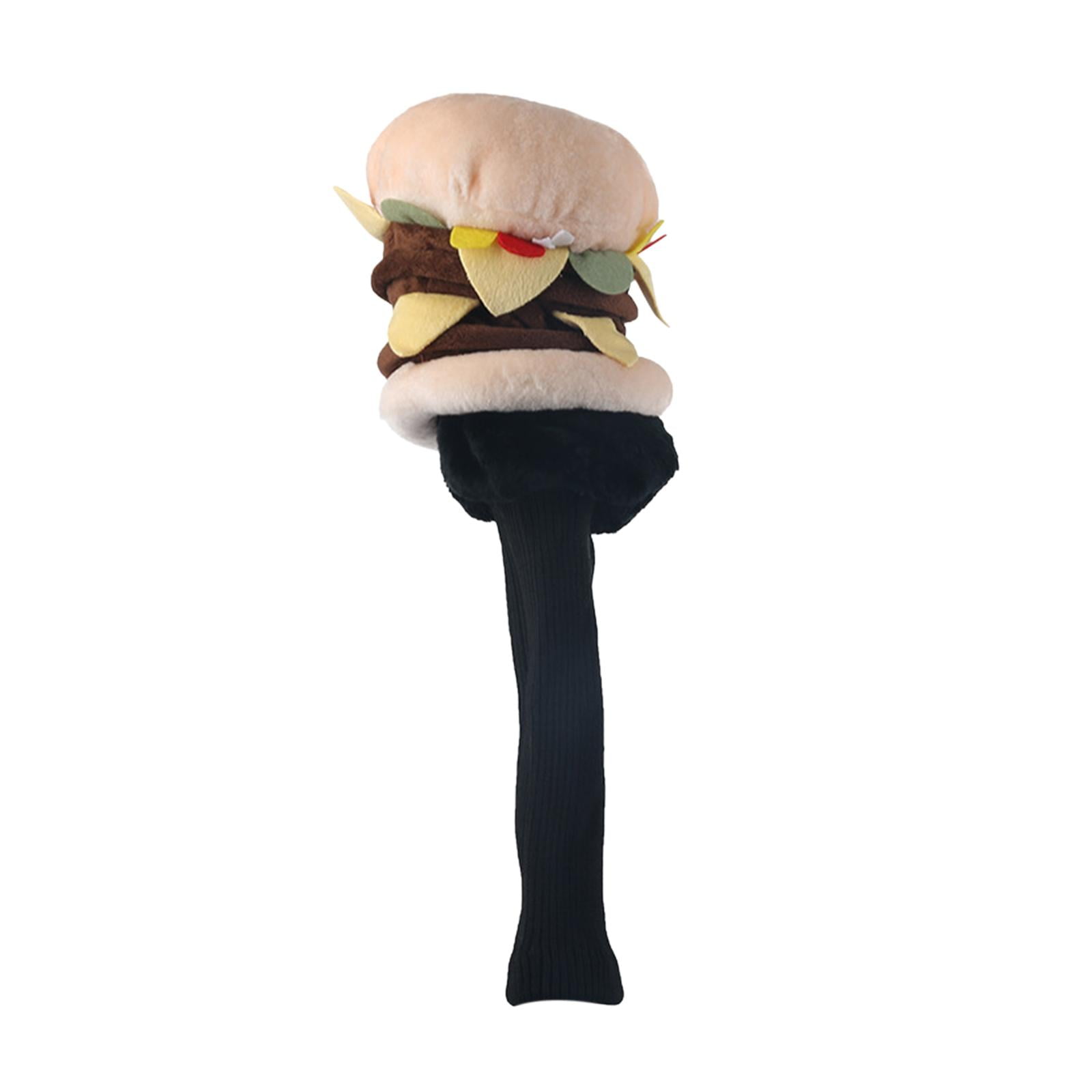 Plush Hamburger Golf No. Head Cover Clubs Transport Protect