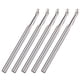 thumbnail image 4 of 5 piezas Fresa de acero de alta velocidad Fresa de extremo espiral de una sola flauta Herramienta de grabado de brocas para enrutador CNC, 4 of 9