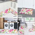 thumbnail image 5 of Pioneer Flower Floral Print Pattern Kitchen Rugs Sets Of 2,Anti Fatigue Kitchen Mat Rugs Non Slip Washable,Decorative Kitchen Floor Mats for Kitchen,Sink,Laundry,17"x30"+17"x47", 5 of 7