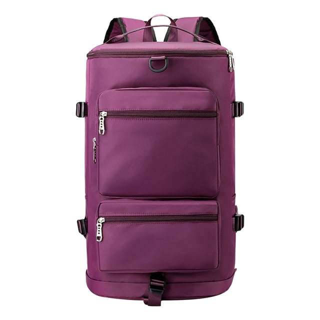 Fiudx Mochila de Gran Capacidad, Correas de Hombro Desmontables, Diseño Multicompartimento, Bolsa Ligera para Fitness y Viajes, Material de Poliéster Duradero, Ideal para Senderismo, Tamaño 49 X 29 X