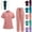 Pink, variant on HAJWOH Scrubs For Women Set Set-Zipper Collar Top&Straight Pants For Doctors, Nurses, Beauty Salons Medical Uniform