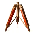 thumbnail image 3 of Nautical Brass Telescope with Wooden Tripod Stand Antique Decor Xmas Gift Item, 3 of 3