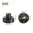 thumbnail image 2 of Unique Bargains 3.8V Bulb Holder Screw Base E10 Lamp Socket Black 1 Set, 2 of 6