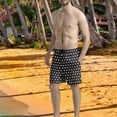 thumbnail image 5 of Binienty Men's Board Shorts Swim Trunks With Polka Dot Pattern - Quick Dry for Beach Swimming Surfing and Summer Vacation, 5 of 10