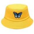 thumbnail image 2 of Hunpta Bucket Hats For Women Butterfly Printing Sunshade Fisherman's Hat Basin Hat Outdoor Bucket Hat, 2 of 2