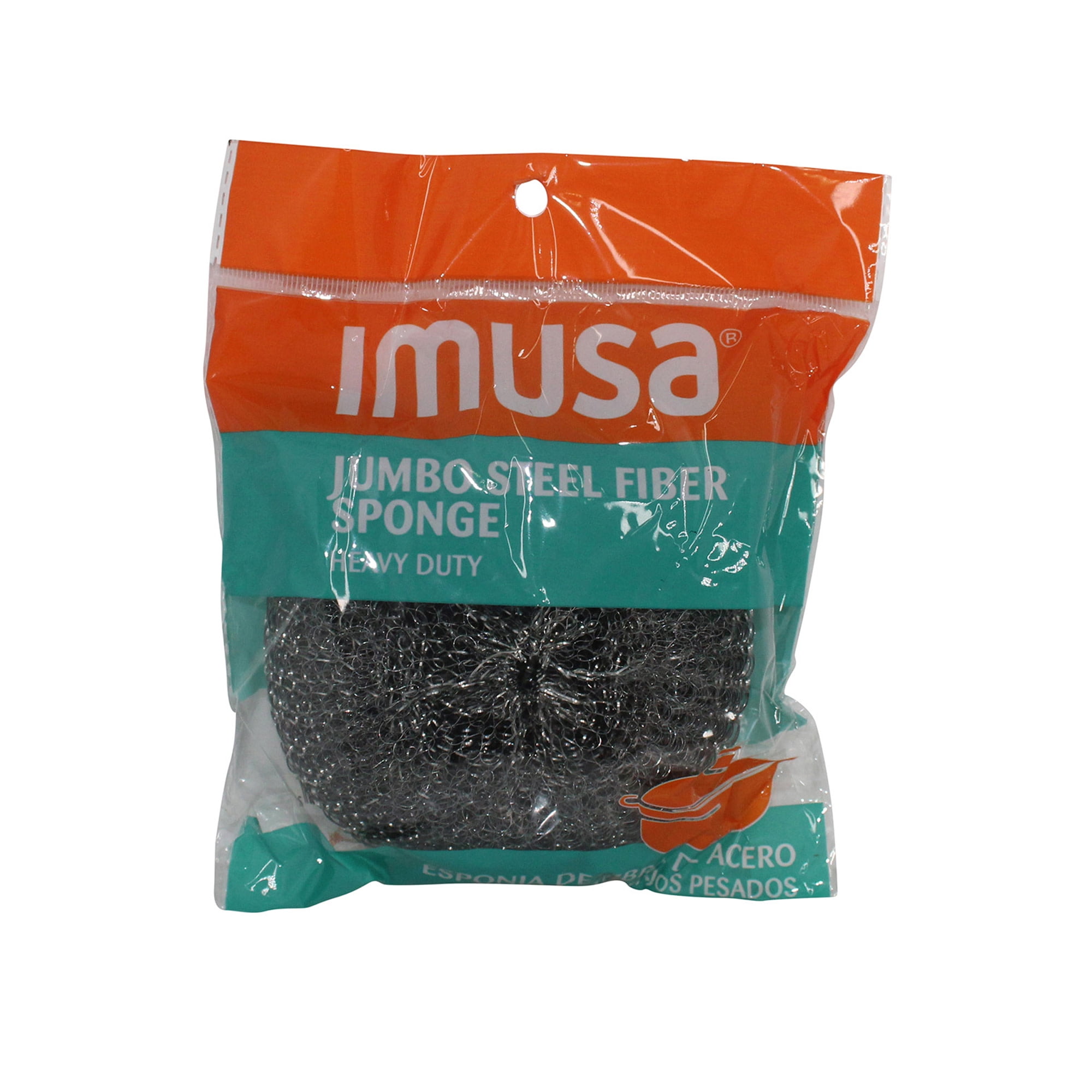 (6 pack) IMUSA Galvanized Steel Jumbo Scrubber