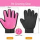 thumbnail image 2 of Guantes de aseo para mascotas: guantes de aseo para gatos, perros, conejos y caballos con pelo largo, corto y rizado, 1 par de guantes suaves para el cuidado de perros y gatos ER, 2 of 5