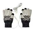 thumbnail image 2 of Electric USB Heated Gloves for Men Women Camping Hand Warmers Winter Outdoor Heating Gloves for Skiing Hiking Warm Touchscreen Laptop Gloves, 2 of 8