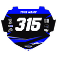 thumbnail image 4 of Kalair GFX Custom BMX Box Two Number Plate Decals - Personalize Your Racing Graphics with Your Name & Number, Multicolored Outstanding Designs, Fits Box Two Plates, Junior and Senior Sizes., 4 of 8