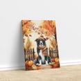 thumbnail image 3 of Happy Thanksgiving Border Collie Give Thanks Fall Beanie Scarf Welcome Vertical Matte Canvas Poster Borders Dog Lovers Gifts Idea Wall Art Home Decor - 00020, 3 of 5