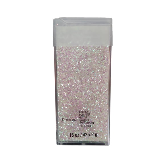 Recollections Chunky Polyester Glitter, 12 Pack