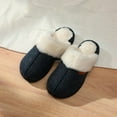 thumbnail image 2 of Roxoni Women's Winter House Fuzzy Fluffy Furry Cozy Clog Slipper, 2 of 4