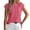 Pink, variant on Chbgutlmr Work Tops for Women Cap Sleeve Dressy Casual Crewneck Knitted Sweaters Loose Fitting Pullover