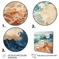 thumbnail image 3 of Designart "Beach Photo Oceanic flow VI" Nautical & Beach Floater Framed Canvas Print, 3 of 7